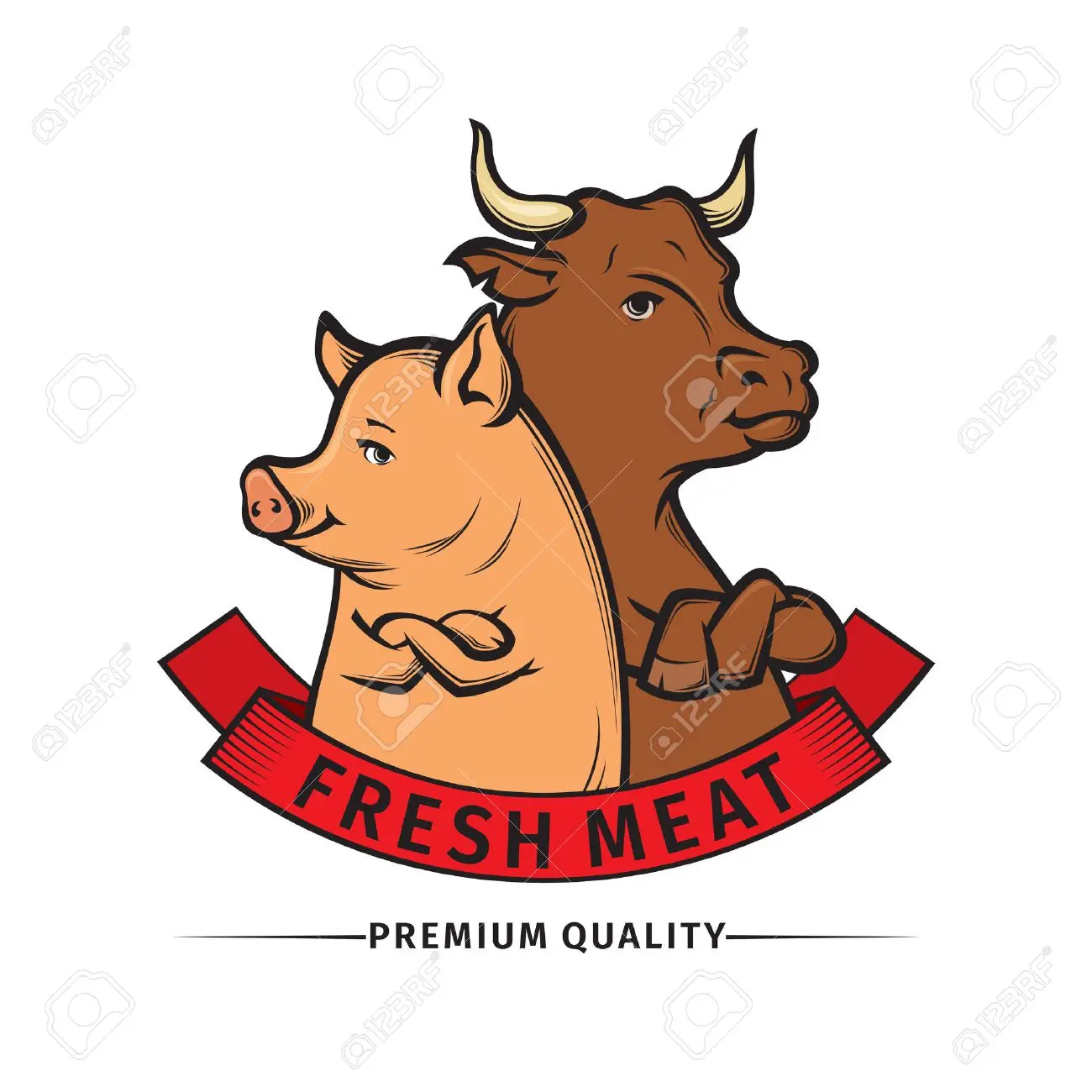 logotipo carniceria - Cómo describir una carnicería
