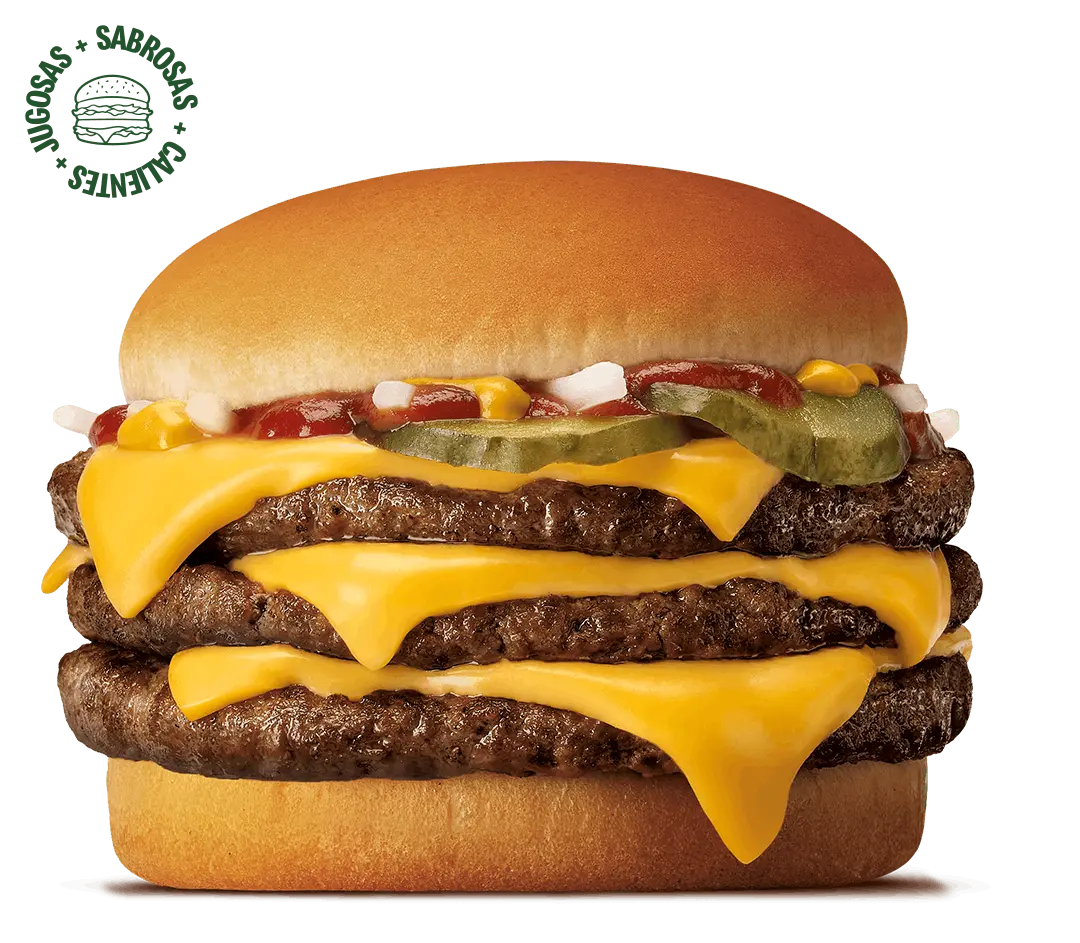 hamburguesa triple carne mcdonalds - Cuántas calorías tiene una hamburguesa triple de McDonald's