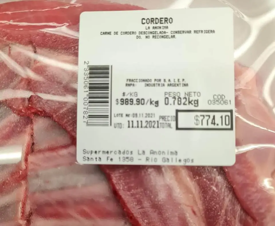 cuanto cuesta el kilo de carne de cordero - Cuánto es un kilo de cordero