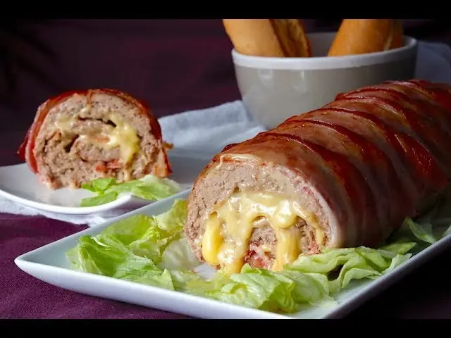 rollo de carne picada bacon y queso - Cuántos kilos de carne picada por persona