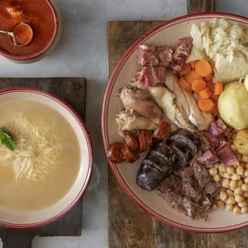carne cocido madrileño - Cuántos vuelcos tiene el cocido