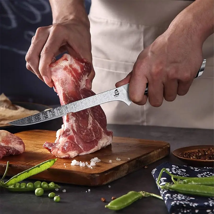 El cuchillo deshuesador: una herramienta esencial en la cocina - Qué es el cuchillo deshuesar deshuesador de carne - Qué es el cuchillo deshuesar