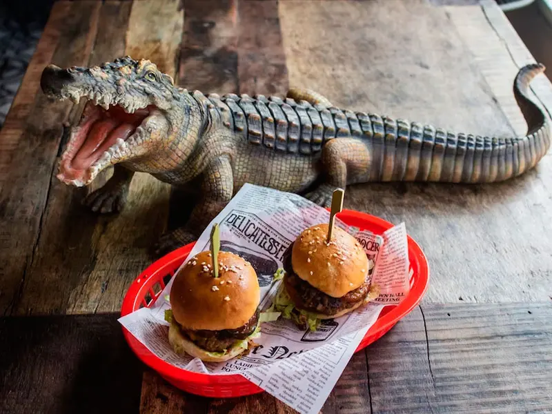 Hamburguesas de carne de cocodrilo: una opción exótica y deliciosa - Qué es hamburguesa vacuno hamburguesas de carne de cocodrilo - Qué es hamburguesa vacuno