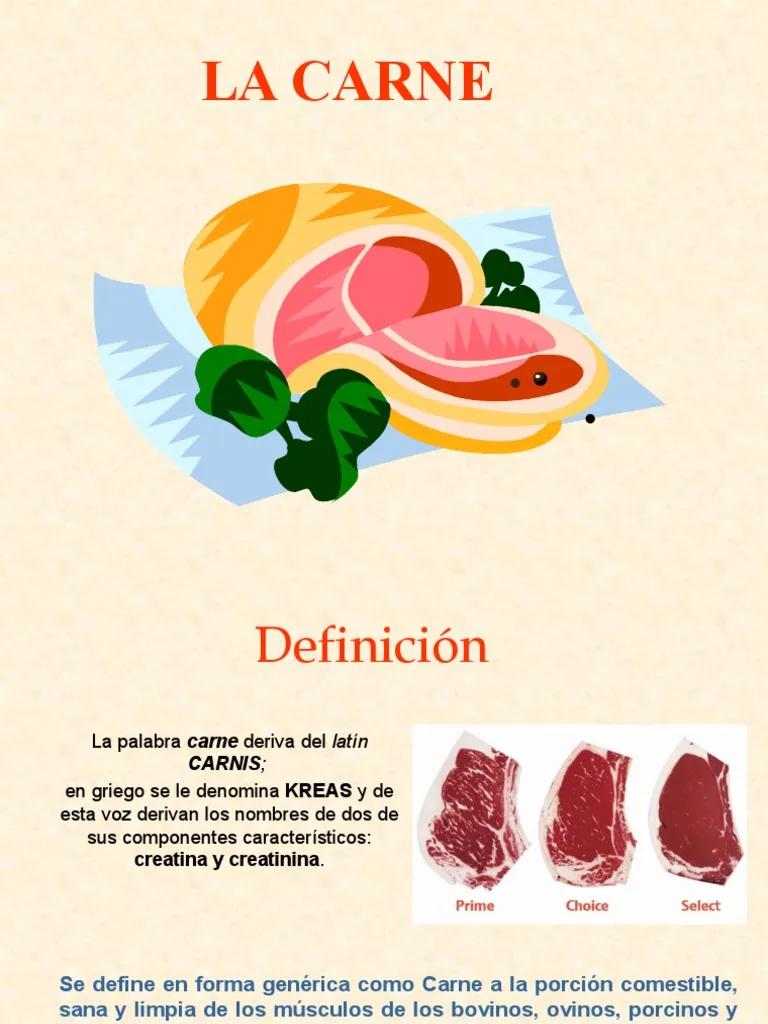 carne definicion - Qué es la carne en los alimentos